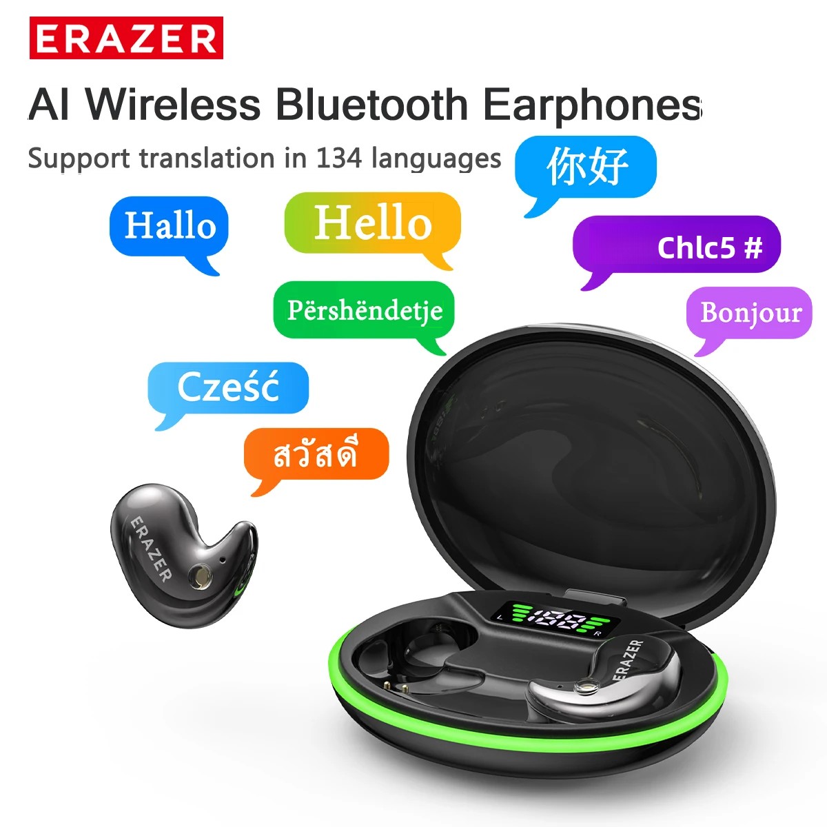 Home Cinema Wireless - EARZER XF58 In-Ear Bluetooth Headphones With