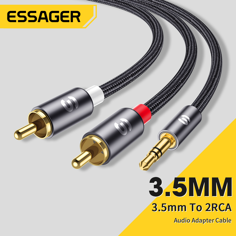 Audio Home Cinema - Essager RCA Audio Cable Stereo 3.5mm