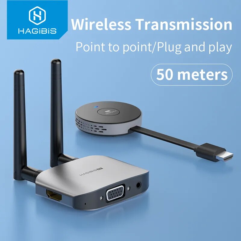 Home Cinema Wireless - Hagibis Wireless HDMI Video Transmitter Receiver
