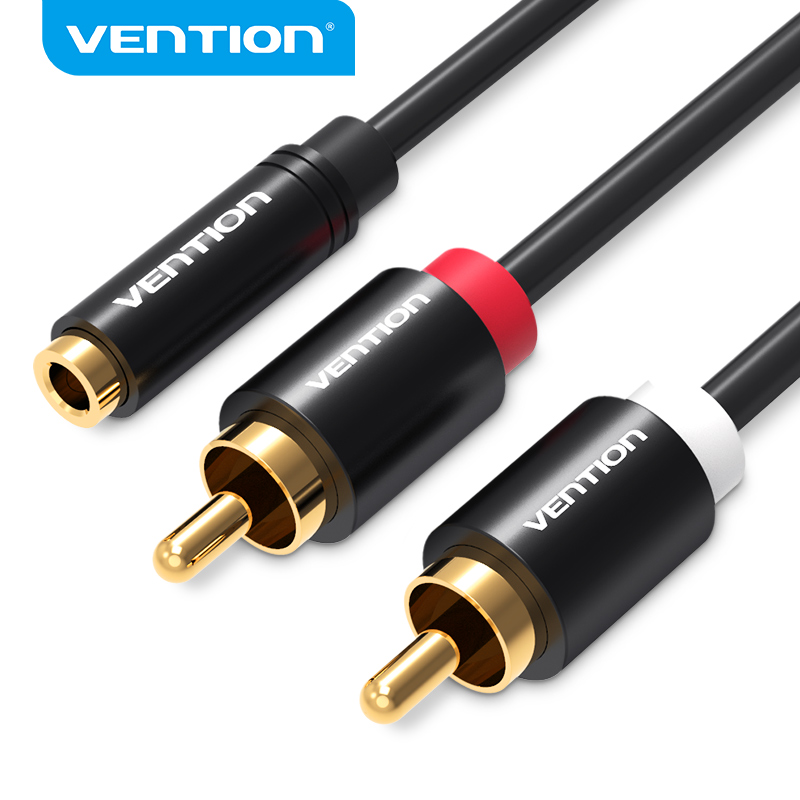 Vention Jack 3.5mm Female to 2 - Home Cinema Tv ulasan dan harga