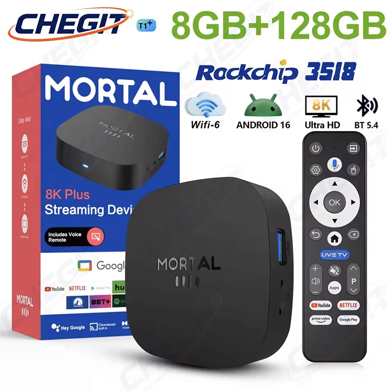 2026 New T1+ 8K HD TV Box Andr - Home Cinema Tv ulasan dan harga