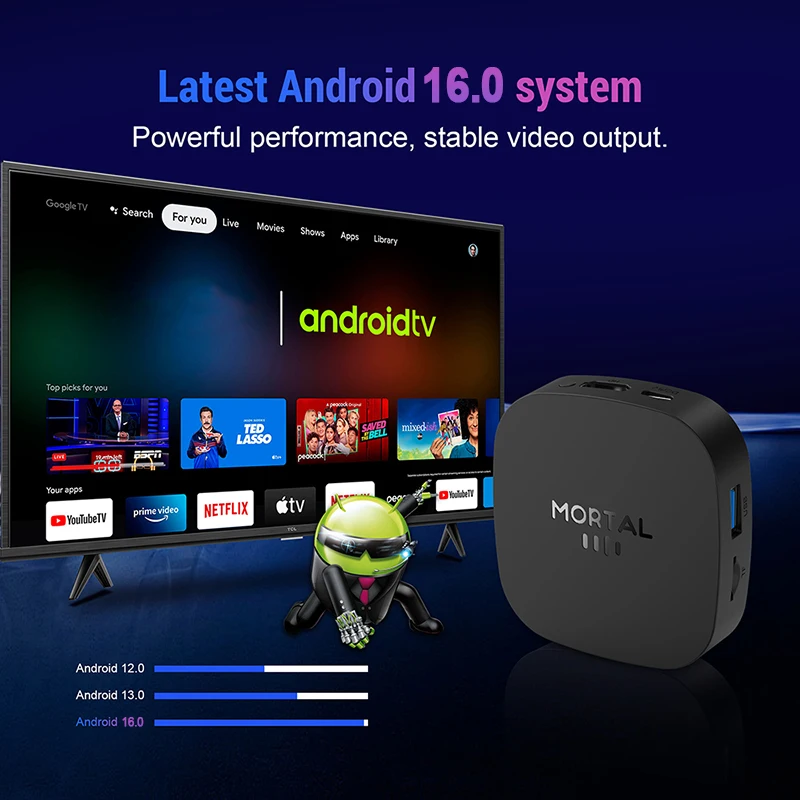 2026 New T1+ 8K HD TV Box Andr - Home Cinema Tv ulasan dan harga