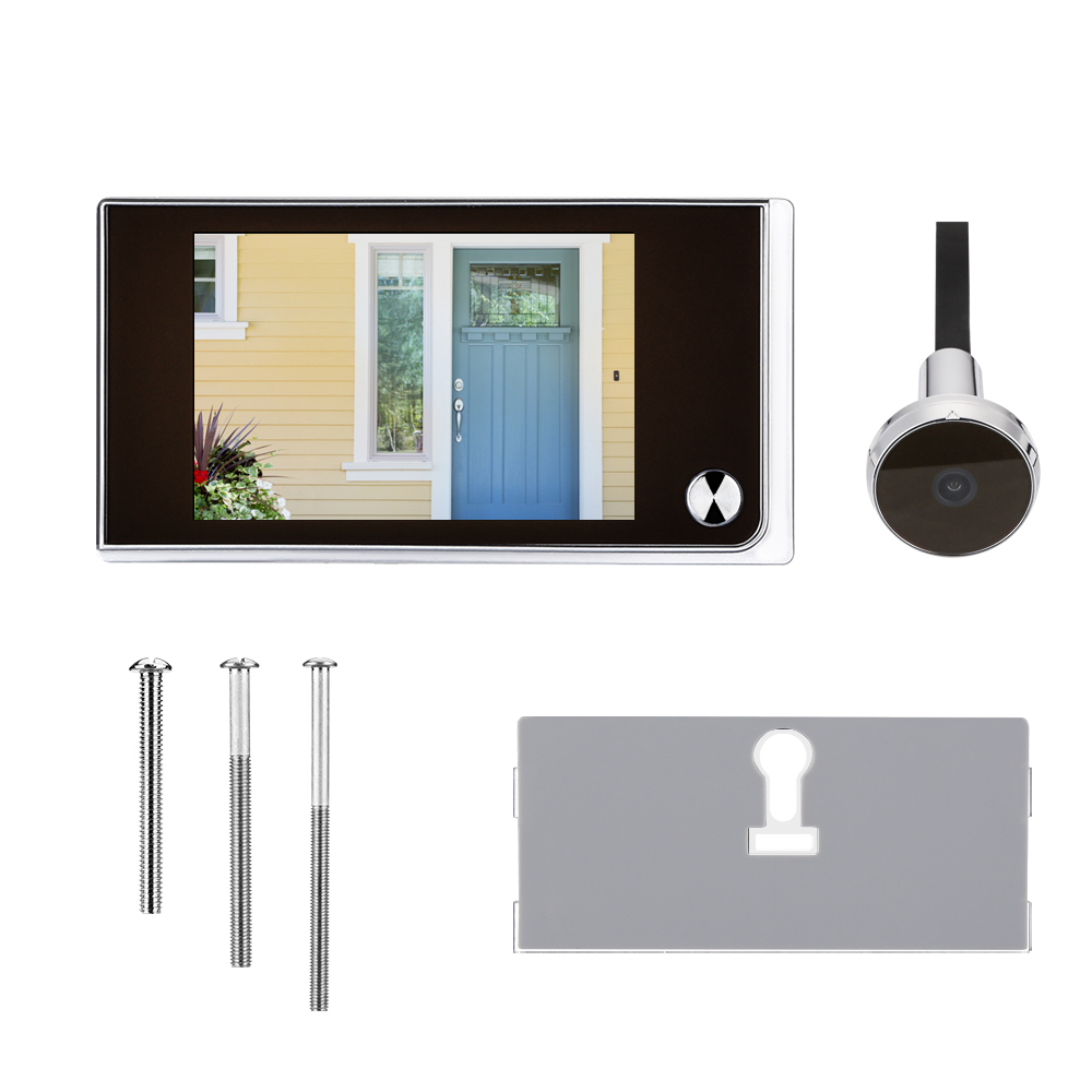 3.5 inch Camera Peephole Doorb - Home Cinema Wireless ulasan dan harga