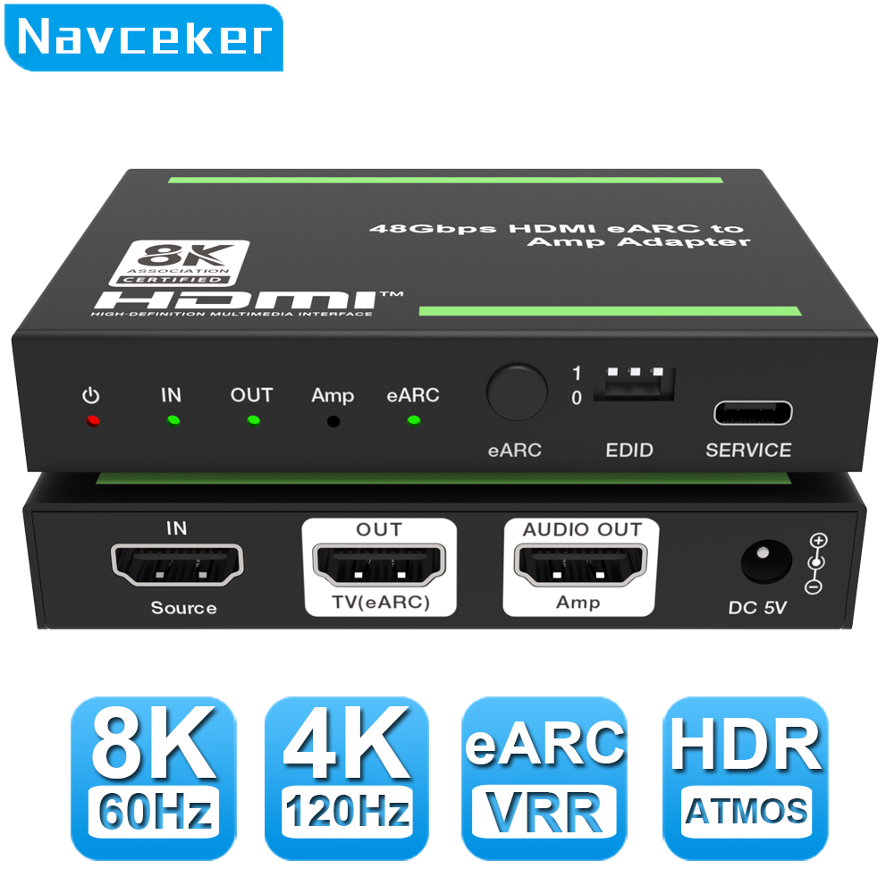Navceke 4K 120Hz HDMI 2.1 EARC - Home Cinema Tv ulasan dan harga